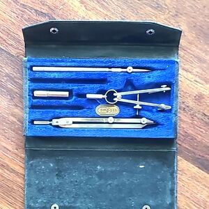 Antique compass set